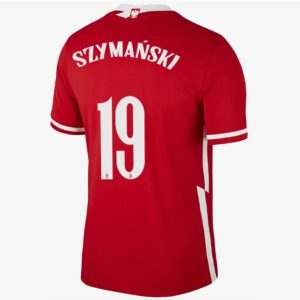 Polen Szymanski 19 Ude Trøjer 2021 - Fodboldtrøjer(S/S)