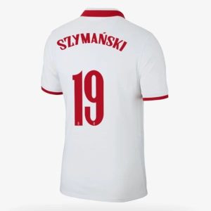 Polen Szymanski 19 Hjemme Trøjer 2021 - Fodboldtrøjer(S/S)