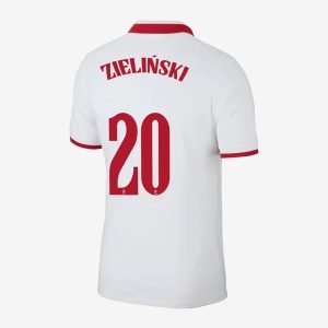 Polen Zielinski 20 Hjemme Trøjer 2021 - Fodboldtrøjer(S/S)